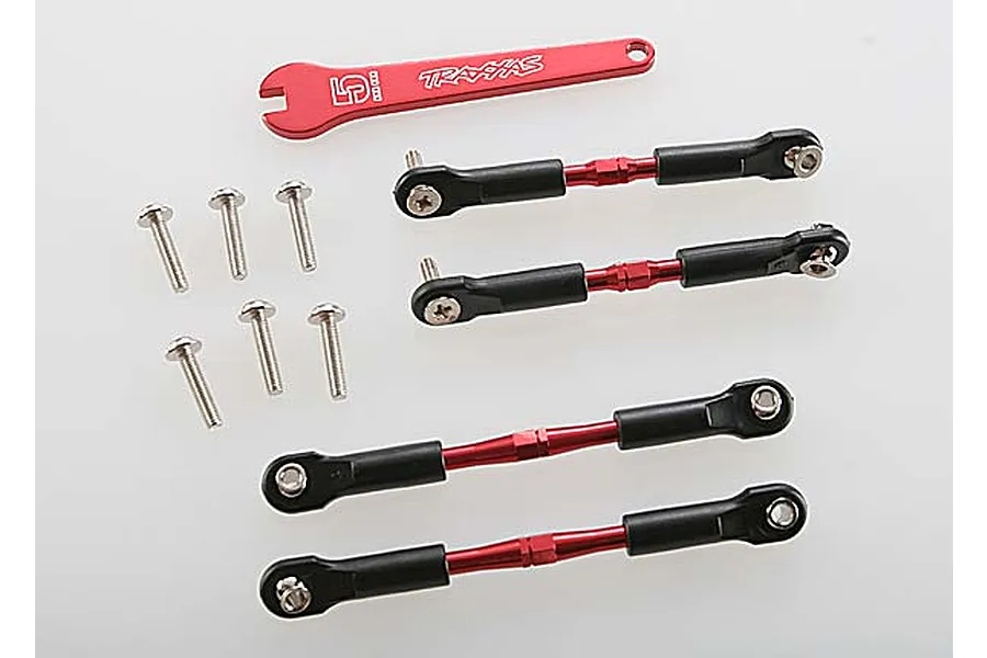 Traxxas Red Aluminium Complete Turnbuckle Set image 5258