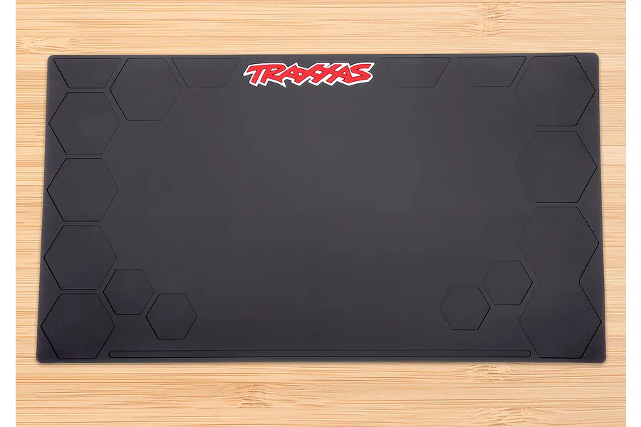 Traxxas Black Rubber 36&amp;quot;x20&amp;quot;x0.2&amp;quot; (91x51x5mm) Pit Mat image 52635