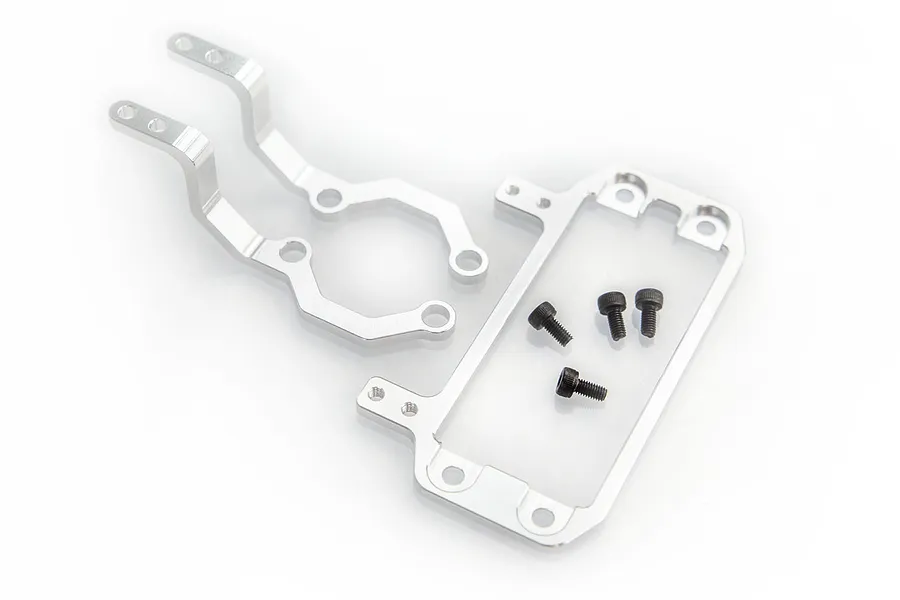 Rovan Silver Aluminium Throttle Servo Chassis Brace image 52648
