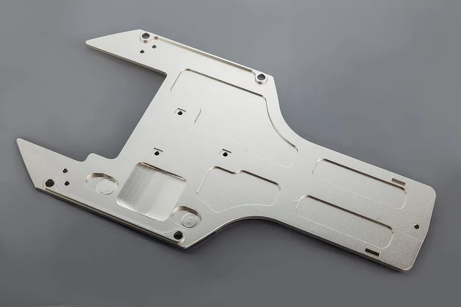 Rovan Silver Aluminium Rear Skid Plate image 52650