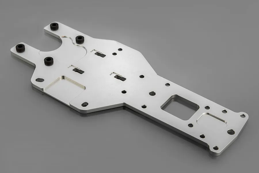 Rovan Silver Aluminium 5mm Rear Main Chassis image 52652