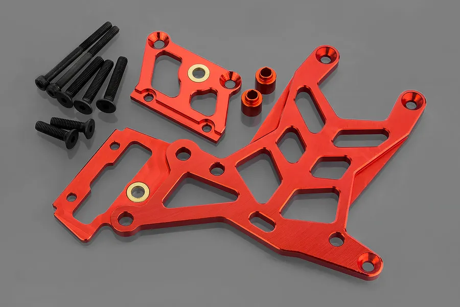 Rovan Orange Aluminium HD Rear Upper Chassis Plate image 52659