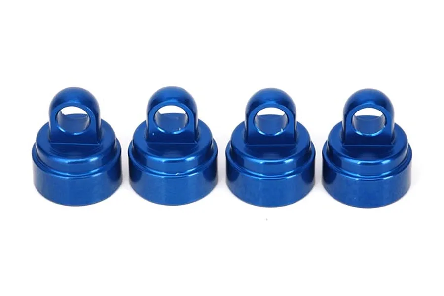 Traxxas Blue Aluminium Shock Caps 4Pcs (fits all Ultra Shocks) image 5268