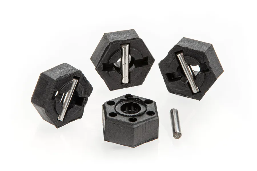 Blackzon 1/12 Warrior 12mm Wheel Hexes w/ Drive Pins 4Pcs image 52675