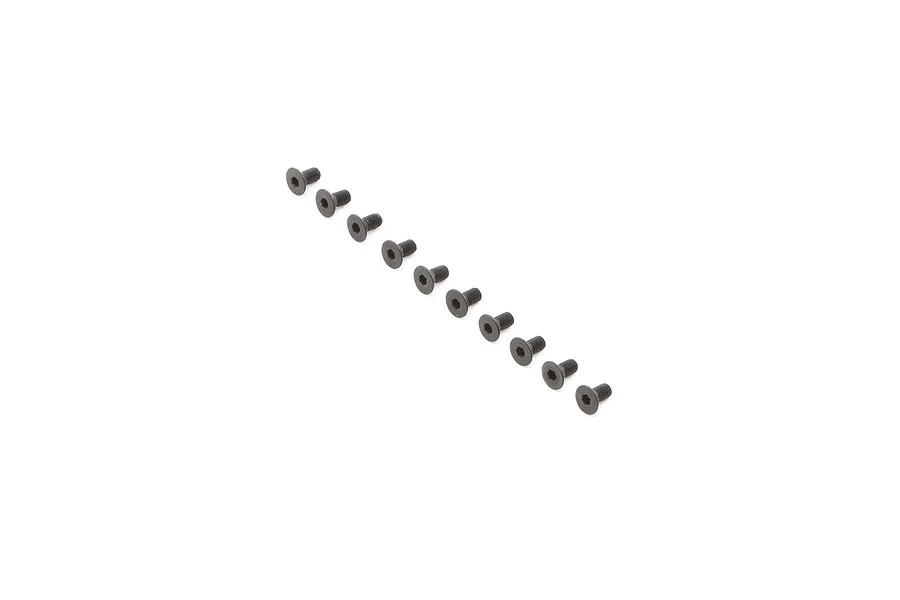 TLR 3x6mm Fine Thread Countersunk Head Screws 10Pcs image 52682
