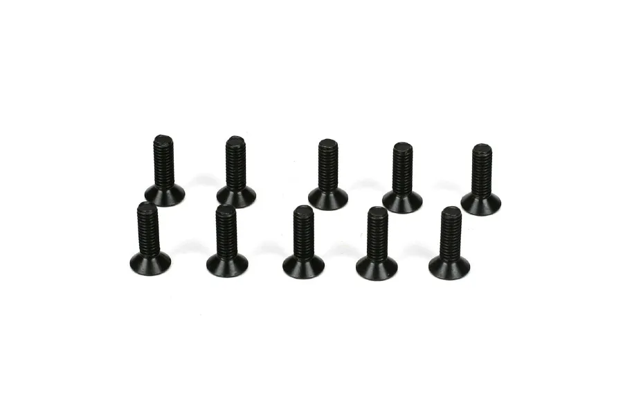 TLR 3x10mm Fine Thread Countersunk Head Screws 10Pcs image 52683