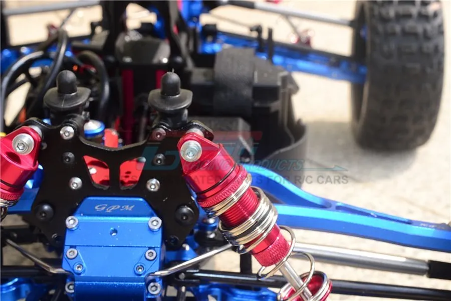 GPM Red Aluminium 105mm Front Shocks w/ Hardware image 4