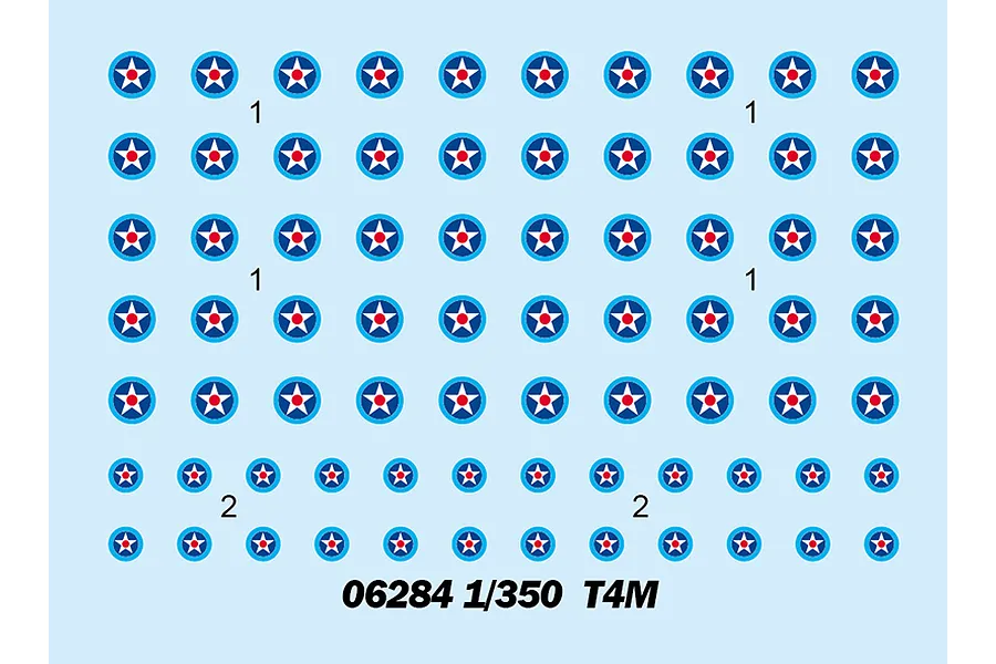 Trumpeter 1/350 T4M Torpedo Bomber Aircraft Set (12Pcs) Scaled Plastic Model Kit image 52822
