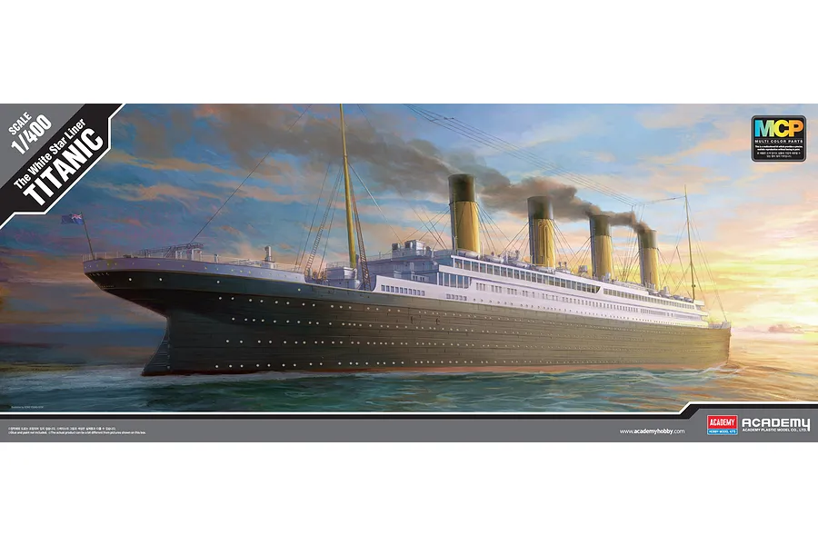 Academy 1/400 The White Star Liner Titanic Ship Scaled Plastic Model Kit image 52842