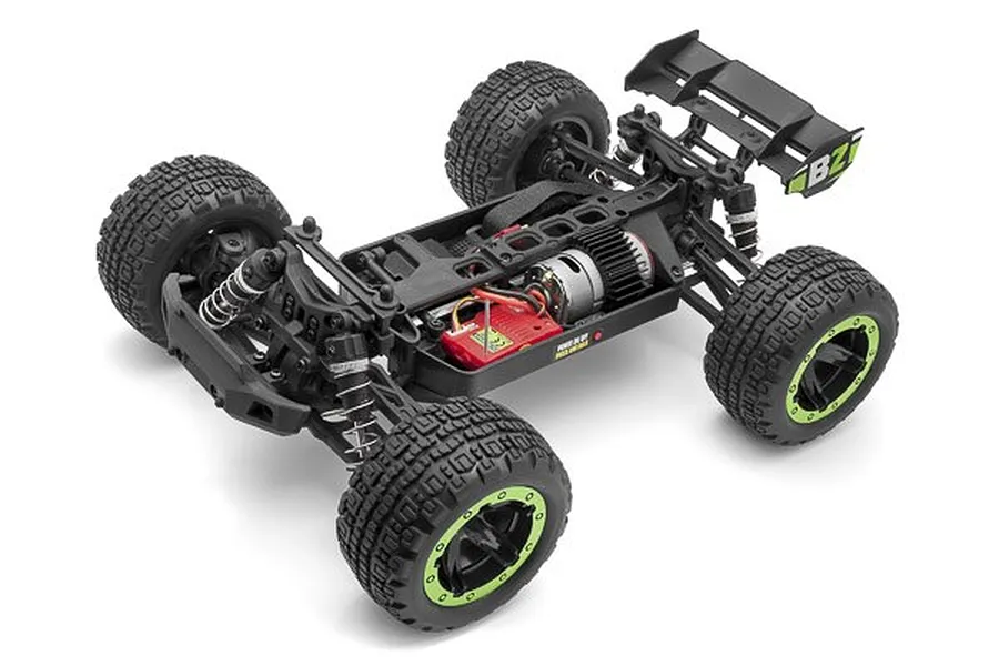 BlackZon Slayer ST RC Stadium Truck Electric 4WD 1/16 Scale RTR with Headlight Kit - Green image 52866