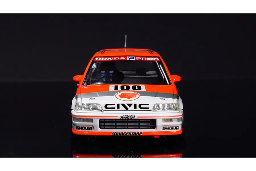 Beemax 1/24 Honda Civic EF9 (Gr.A) &amp;#039;91 Scaled Plastic Model Kit image 52893