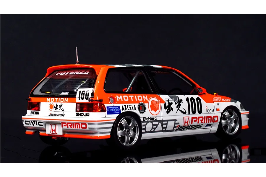 Beemax 1/24 Honda Civic EF9 (Gr.A) &amp;#039;91 Scaled Plastic Model Kit image 52895