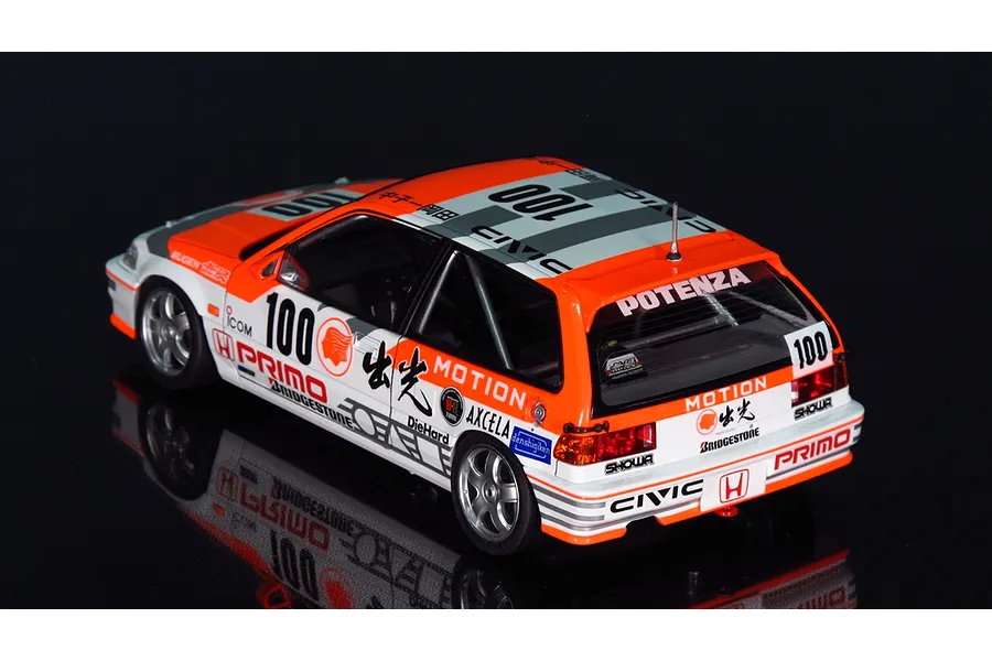 Beemax 1/24 Honda Civic EF9 (Gr.A) &amp;#039;91 Scaled Plastic Model Kit image 52896