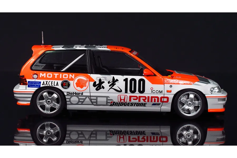 Beemax 1/24 Honda Civic EF9 (Gr.A) &amp;#039;91 Scaled Plastic Model Kit image 52897