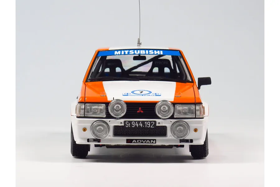 NuNu 1/24 Mitsubishi Lancer Turbo &amp;#039;82 (Rally of 1000 Lakes) Scaled Plastic Model Kit image 52909