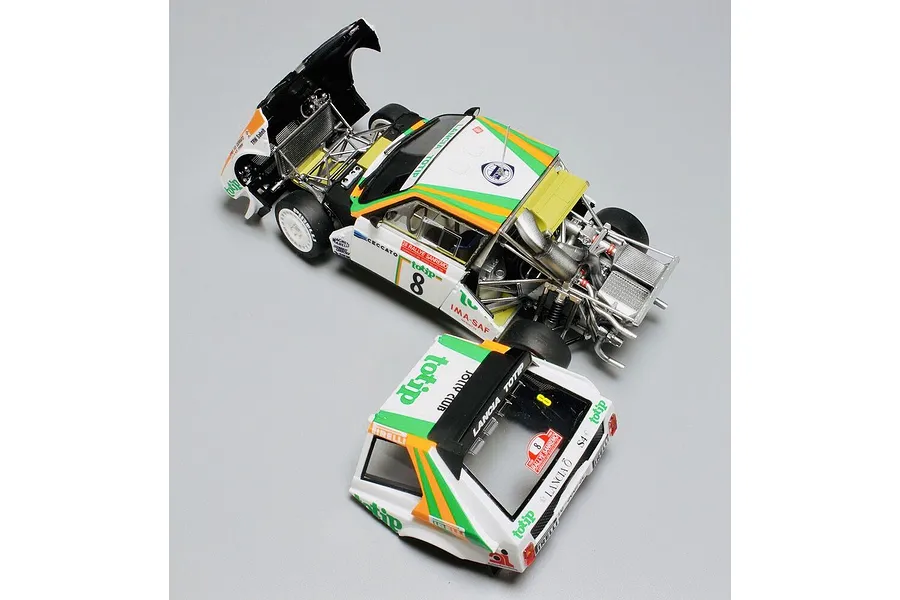 NuNu 1/24 Lancia Delta S4 &amp;#039;86 (Sanremo Rally) Scaled Plastic Model Kit image 52921