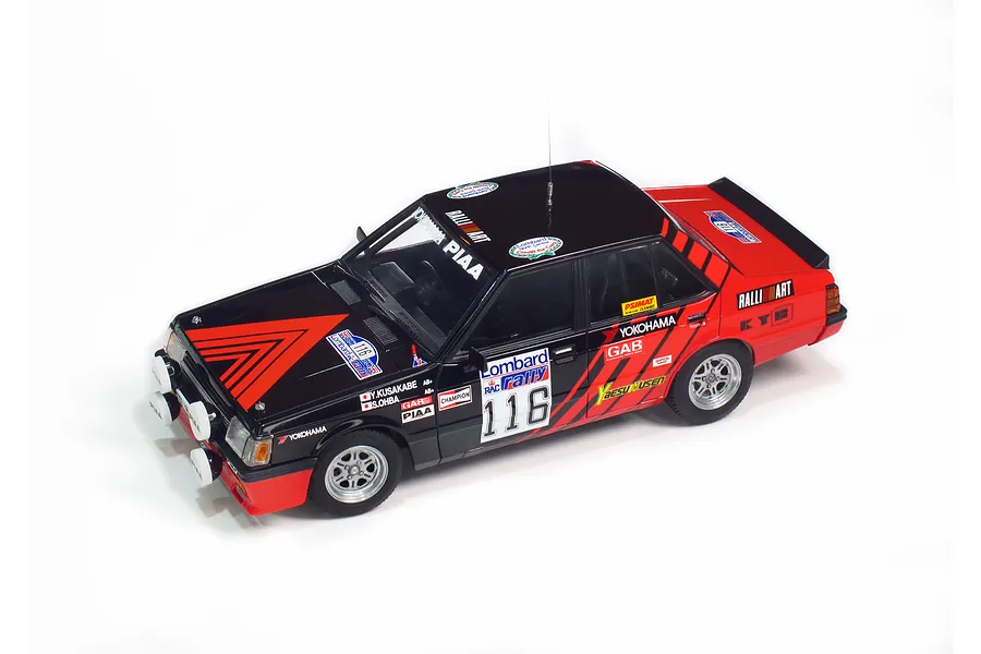 Beemax 1/24 Mitsubishi Lancer Turbo &amp;#039;84 (RAC Rally Version) Scaled Plastic Model Kit image 52922