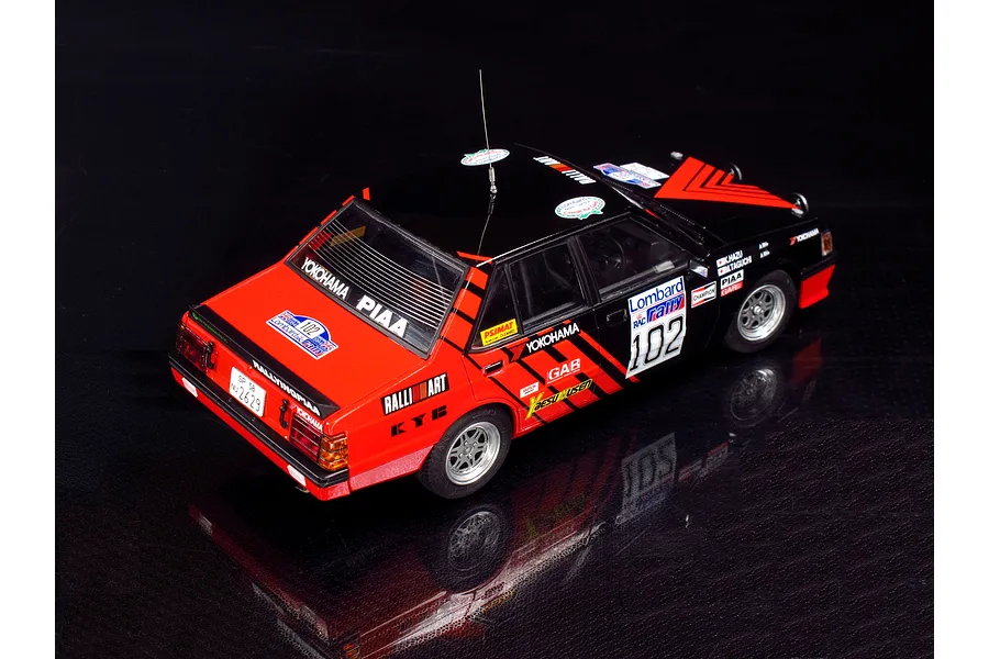 Beemax 1/24 Mitsubishi Lancer Turbo &amp;#039;84 (RAC Rally Version) Scaled Plastic Model Kit image 52927