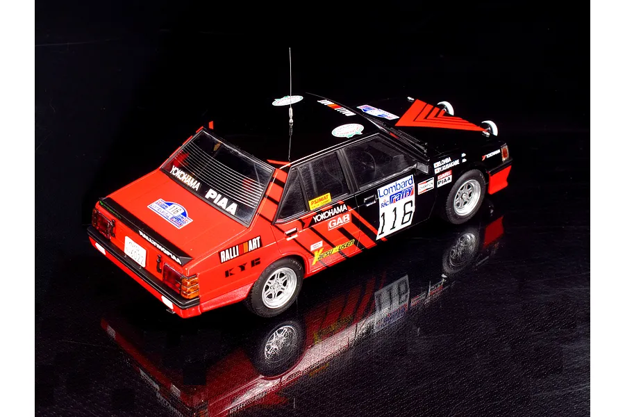 Beemax 1/24 Mitsubishi Lancer Turbo &amp;#039;84 (RAC Rally Version) Scaled Plastic Model Kit image 52928