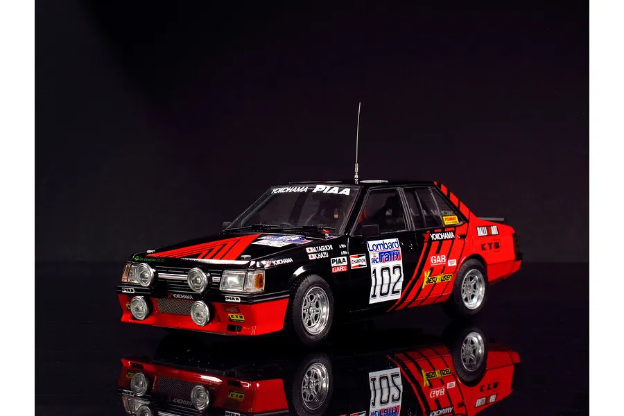 Beemax 1/24 Mitsubishi Lancer Turbo &amp;#039;84 (RAC Rally Version) Scaled Plastic Model Kit image 52932