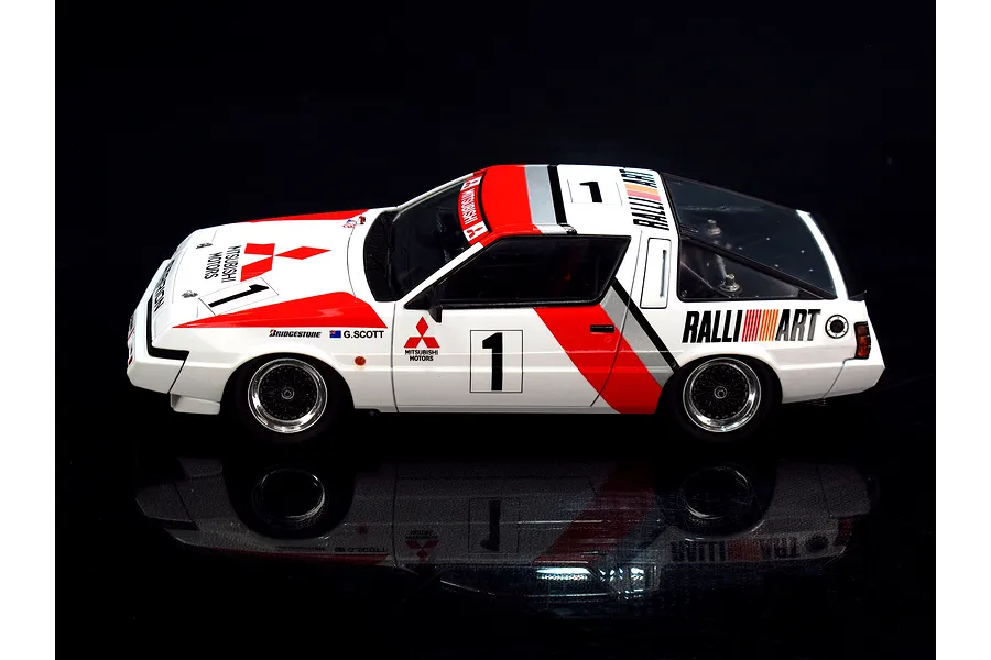 Beemax 1/24 Mitsubishi Starion Gr.A &amp;#039;87 (JTC Version) Scaled Plastic Model Kit image 52940