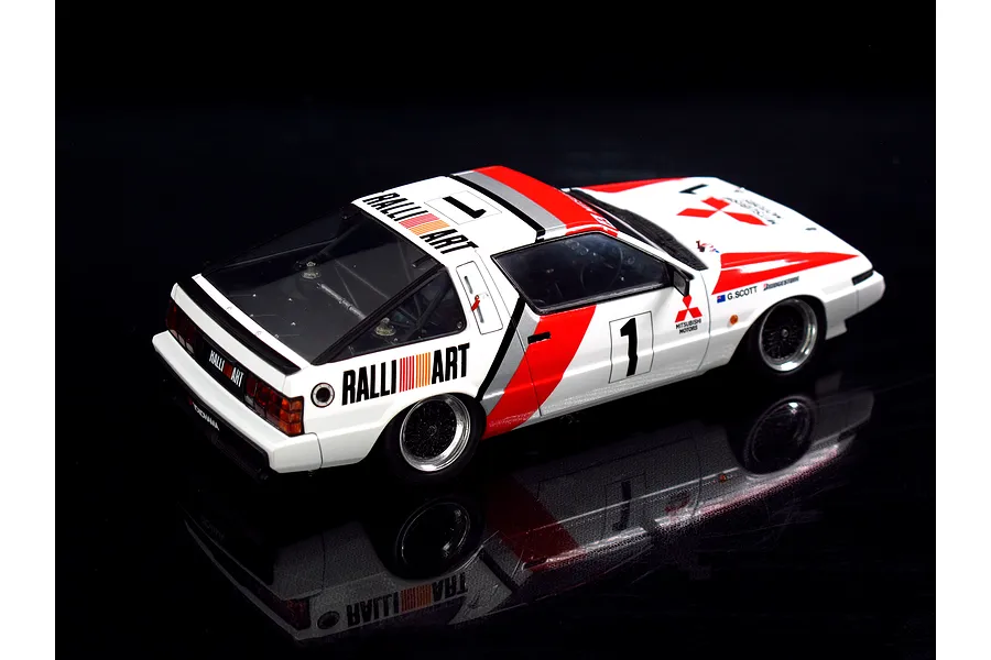 Beemax 1/24 Mitsubishi Starion Gr.A &amp;#039;87 (JTC Version) Scaled Plastic Model Kit image 52942