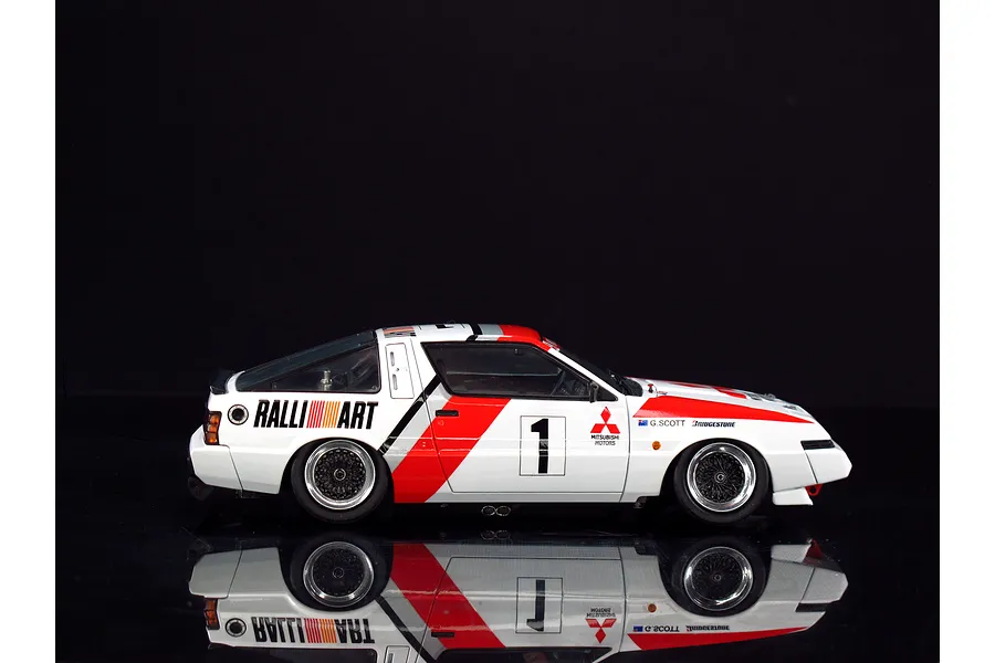 Beemax 1/24 Mitsubishi Starion Gr.A &amp;#039;87 (JTC Version) Scaled Plastic Model Kit image 52943