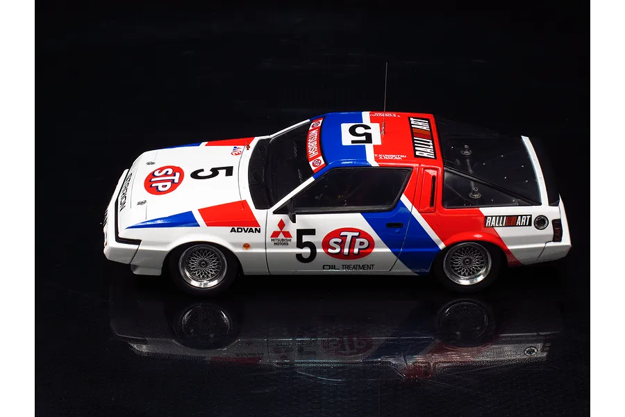 Beemax 1/24 Mitsubishi Starion Gr.A &amp;#039;87 (JTC Version) Scaled Plastic Model Kit image 52946