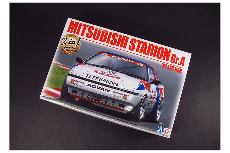 Beemax 1/24 Mitsubishi Starion Gr.A &amp;#039;87 (JTC Version) Scaled Plastic Model Kit image 52950