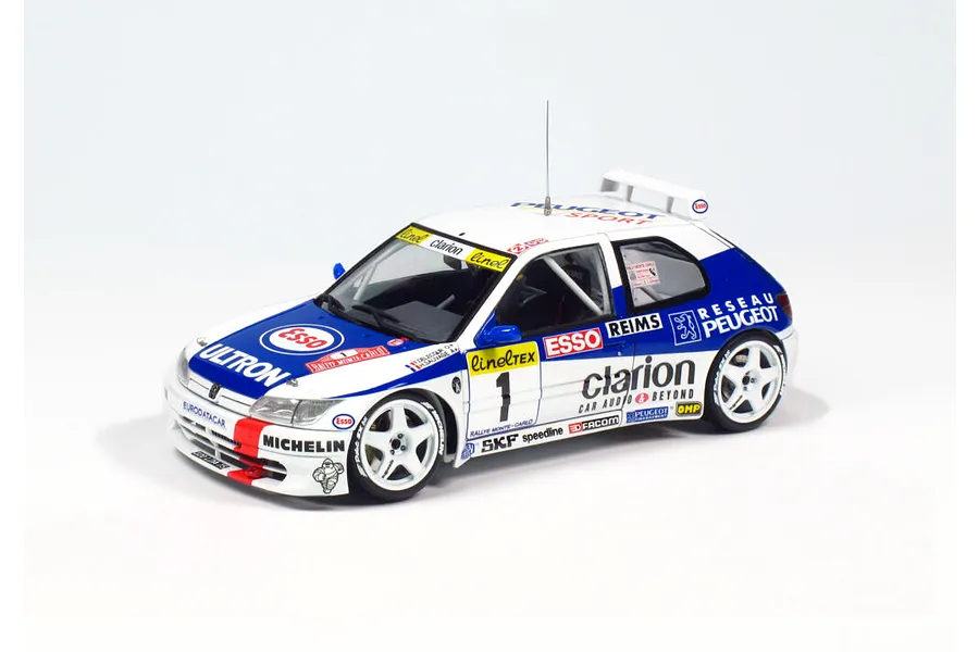 NuNu 1/24 Peugeot 306 Maxi &amp;#039;96 (Monte Carlo Rally) Scaled Plastic Model Kit image 52966