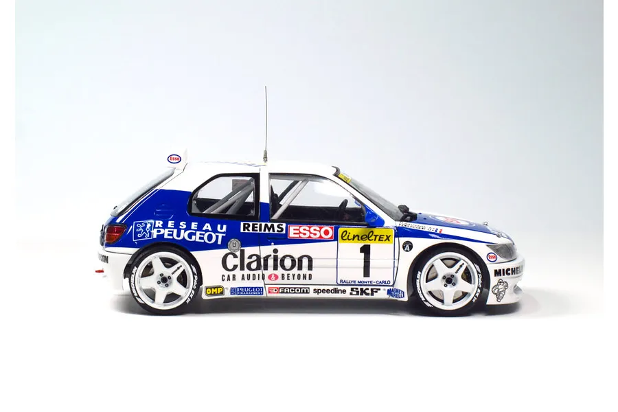 NuNu 1/24 Peugeot 306 Maxi &amp;#039;96 (Monte Carlo Rally) Scaled Plastic Model Kit image 52969