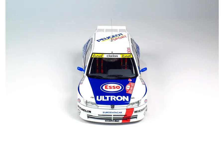 NuNu 1/24 Peugeot 306 Maxi &amp;#039;96 (Monte Carlo Rally) Scaled Plastic Model Kit image 52970