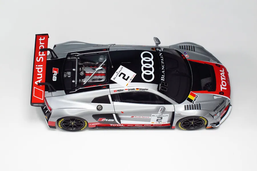NuNu 1/24 Audi R8 LMS GT3 (SPA 24 Hours &amp;#039;15) Scaled Plastic Model Kit image 52991