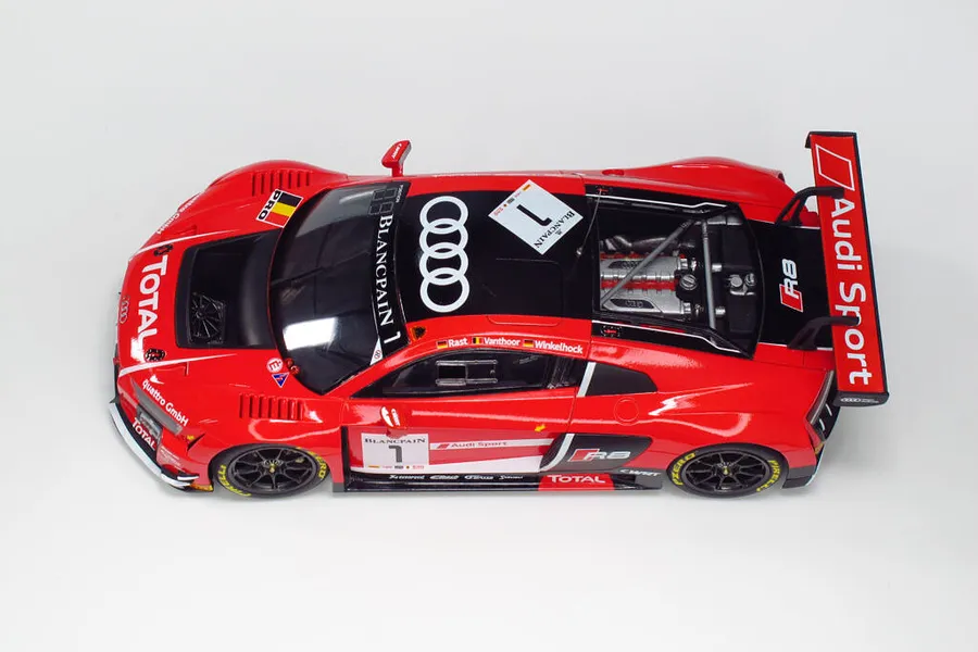 NuNu 1/24 Audi R8 LMS GT3 (SPA 24 Hours &amp;#039;15) Scaled Plastic Model Kit image 52992