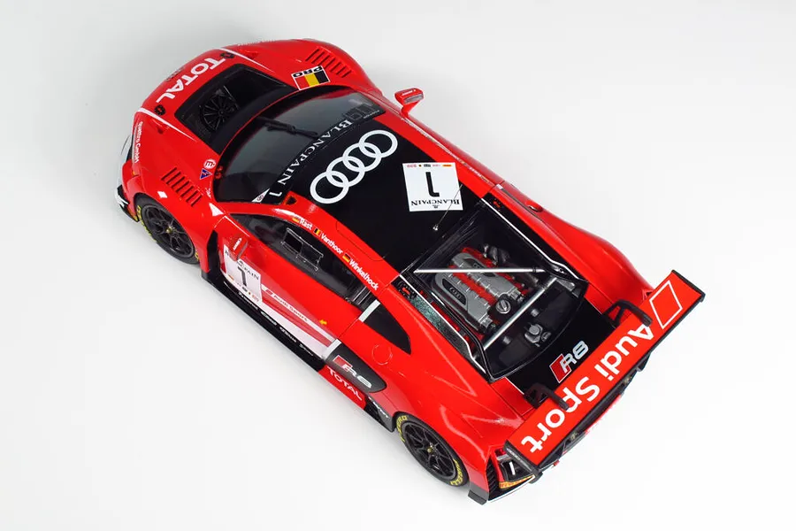 NuNu 1/24 Audi R8 LMS GT3 (SPA 24 Hours &amp;#039;15) Scaled Plastic Model Kit image 52993