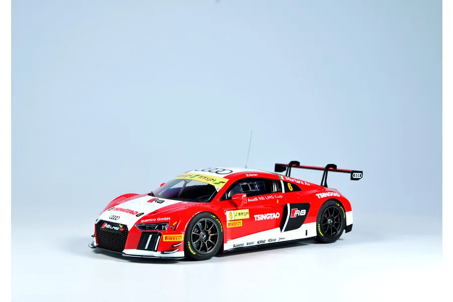 NuNu 1/24 Audi R8 LMS (2015 Macau FIA GT) Scaled Plastic Model Kit image 53001