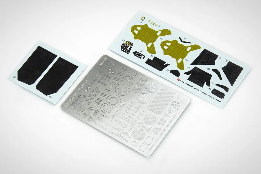 NuNu 1/24 Peugeot 306 Maxi &amp;#039;96 (Monte Carlo Rally) Detail Up Parts Set image 53046