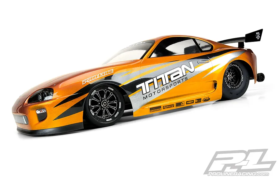 Pro-Line 1/10 1995 Toyota Supra Drag Car Unpainted Body Shell image 53058