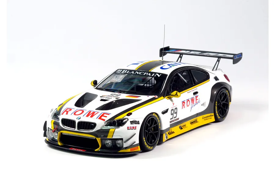 NuNu 1/24 BMW M6 GT3 (2016 Spa 24 Hours Winner &amp;amp; NE24001 Detail Up Parts Set) Scaled Plastic Model Kit image 53107