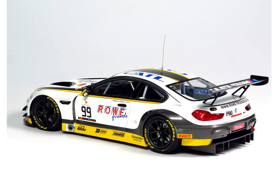 NuNu 1/24 BMW M6 GT3 (2016 Spa 24 Hours Winner &amp;amp; NE24001 Detail Up Parts Set) Scaled Plastic Model Kit image 53108