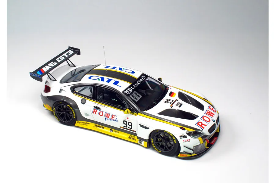 NuNu 1/24 BMW M6 GT3 (2016 Spa 24 Hours Winner &amp;amp; NE24001 Detail Up Parts Set) Scaled Plastic Model Kit image 53109