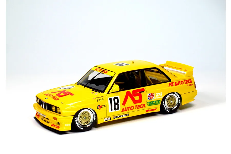 NuNu 1/24 BMW E30 &amp;#039;93 (JTC &amp;amp; &amp;#039;91 Mancau GP Auto Tech &amp;amp; NE24014 Detail Up Parts Set) Scaled Plastic Model Kit image 53140