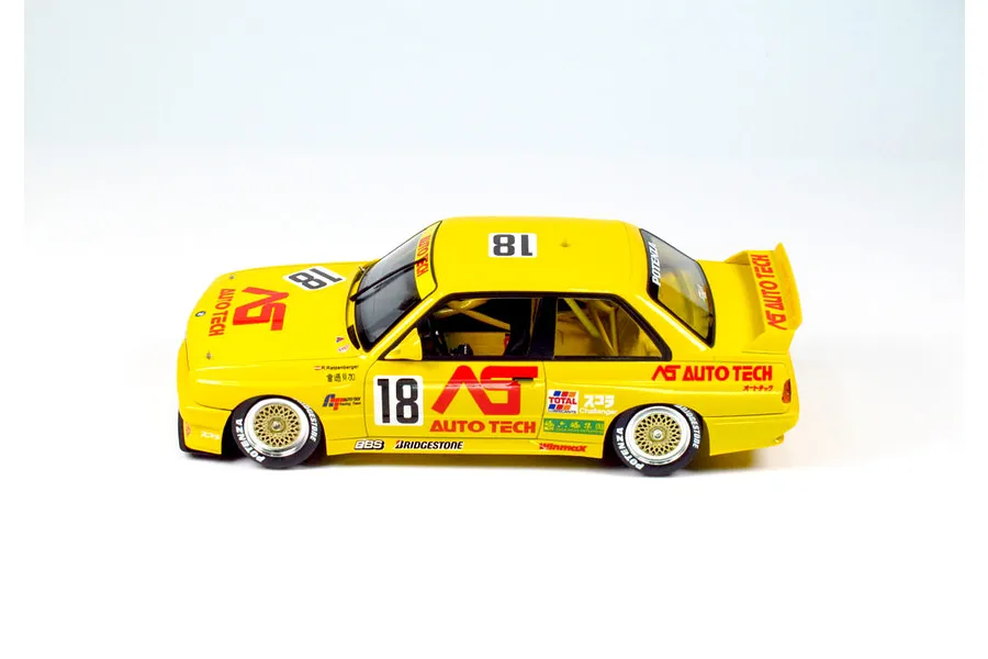 NuNu 1/24 BMW E30 &amp;#039;93 (JTC &amp;amp; &amp;#039;91 Mancau GP Auto Tech &amp;amp; NE24014 Detail Up Parts Set) Scaled Plastic Model Kit image 53148