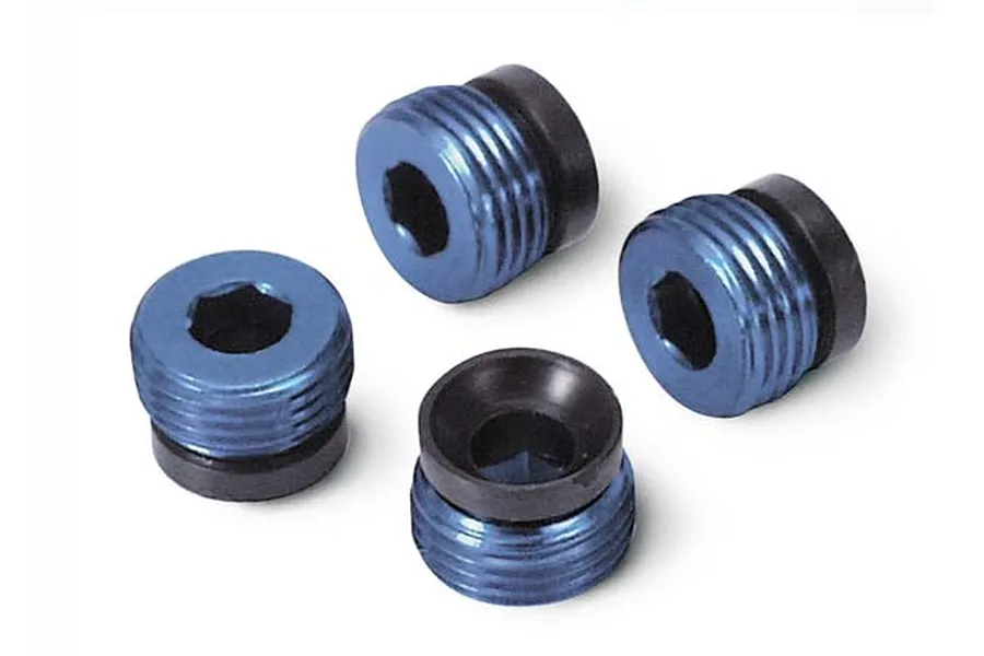 Traxxas Blue 6061-T6 Aluminium Pivot Ball Caps 4Pcs image 5319