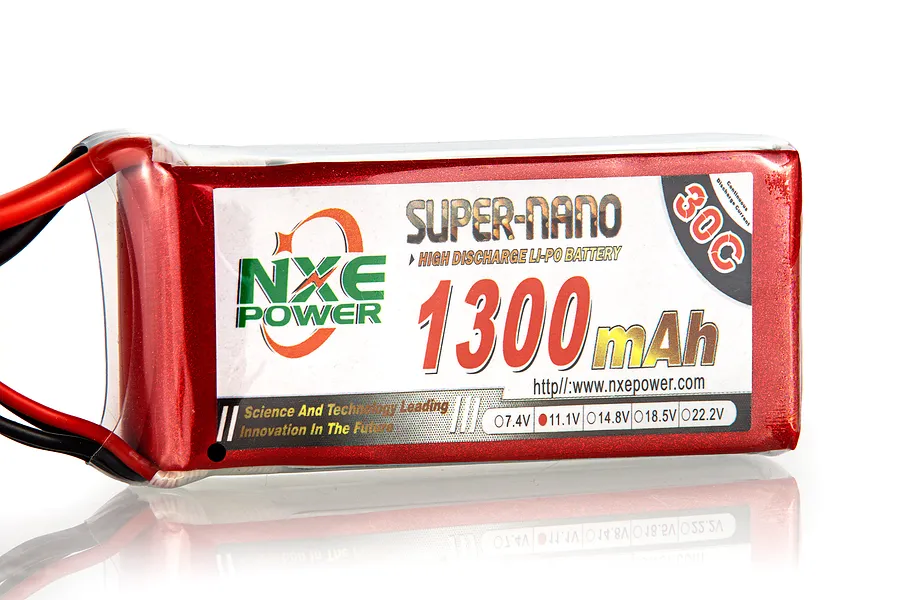 NXE 11.1v 1300mAh 30C LiPo Battery image 53269