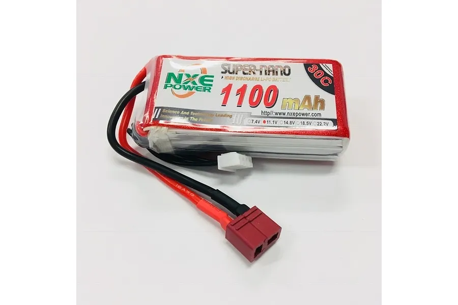 NXE 11.1V 1100mAh 30C Soft Case LiPo Battery image 53270