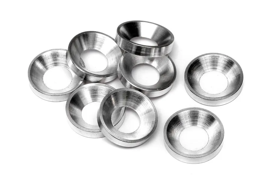 HPI 5x12x2.5mm Aluminium Concave Washers 8Pcs image 5329