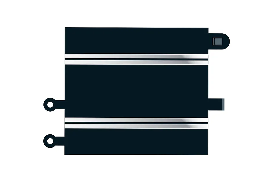 Scalextric 1/32 Track Converter Straight Track 175mm 2Pcs image 53282