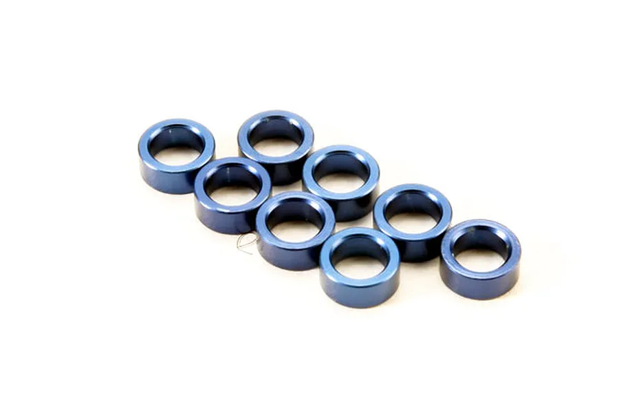 Traxxas 4x6x2.5mm Blue Aluminium Spacers 8Pcs image 5332