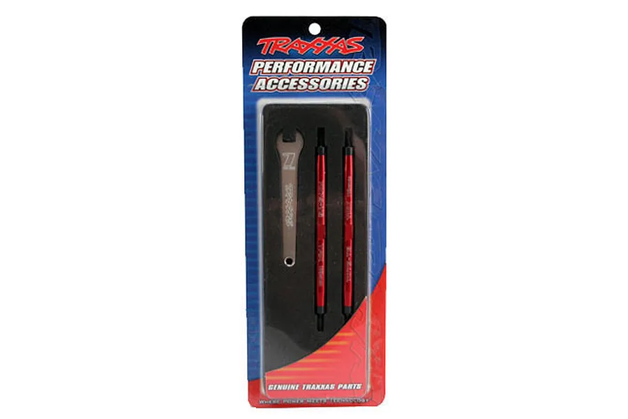 Traxxas Tubes Red Aluminium Turnbuckles 2Pcs image 5335